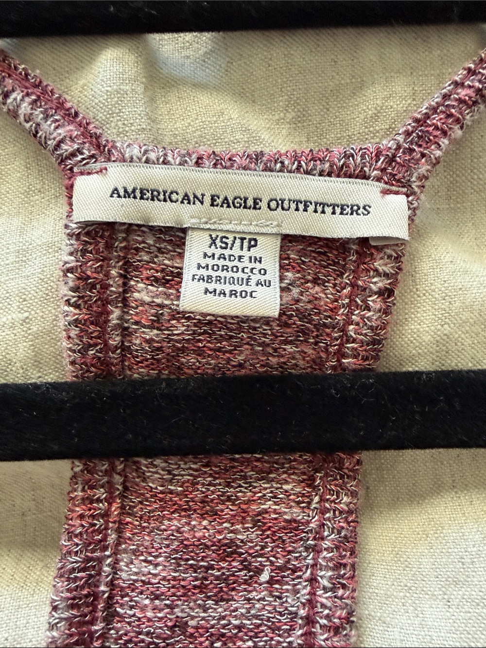 Sleeveless Marled Raspberry Racerback Tunic Dress - Picture 3 of 9